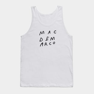 Mac Demarco Salad Days Handwriting Tank Top